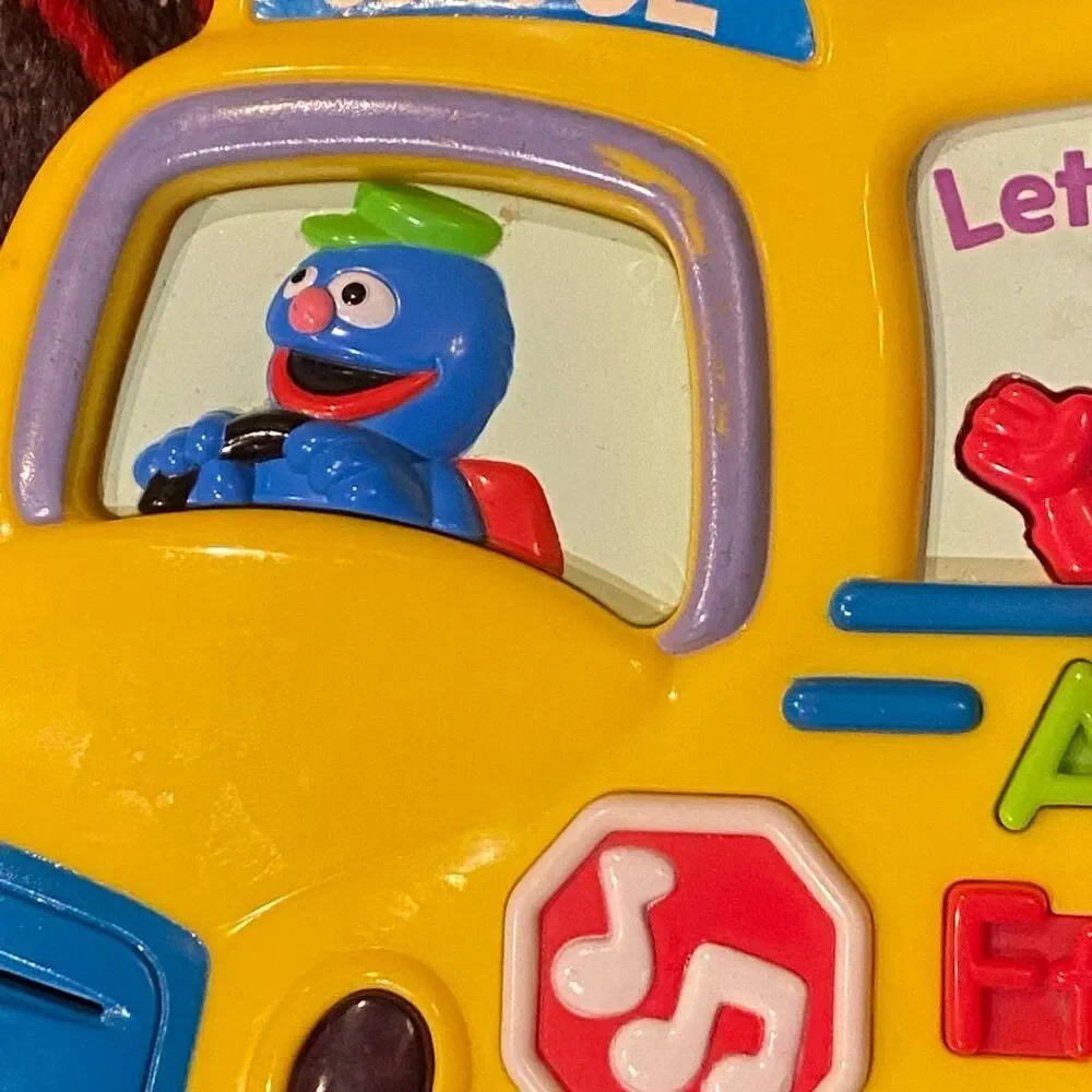 Sesame Street Alphabet School Bus Sounds Phonics Learning